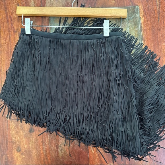JayGodfrey Fringe Pencil Skirt Sz 2 - Picture 1 of 7